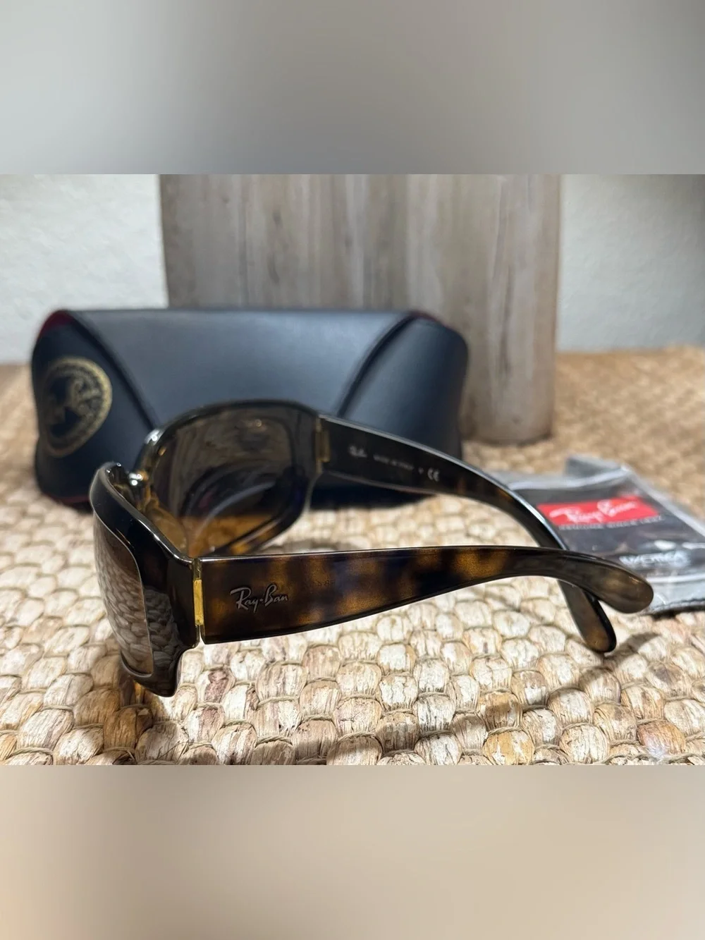 Women’s Ray Ban Sunglasses RB 4102/710/3N Made In Italy Tortoise